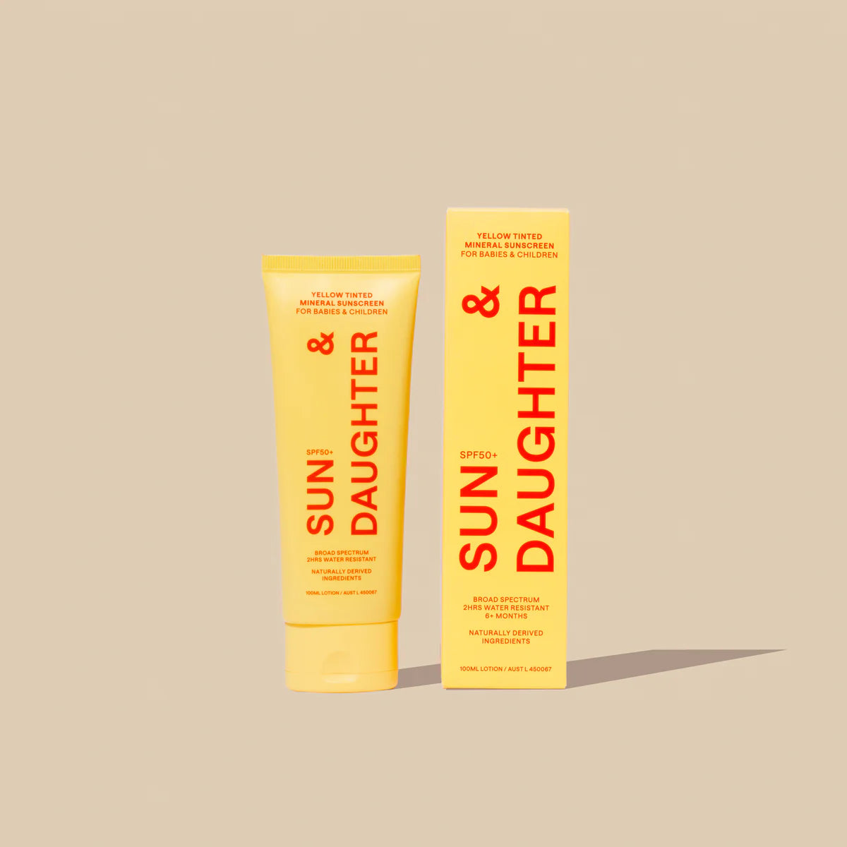 Sun & Daughter Yellow tinted Mineral sunscreen
