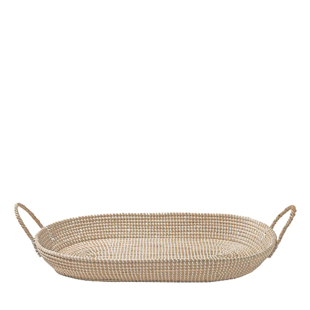 Reva sea grass changing basket natural