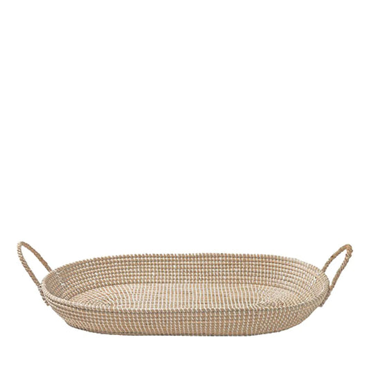 Olliella Reva sea grass changing basket natural