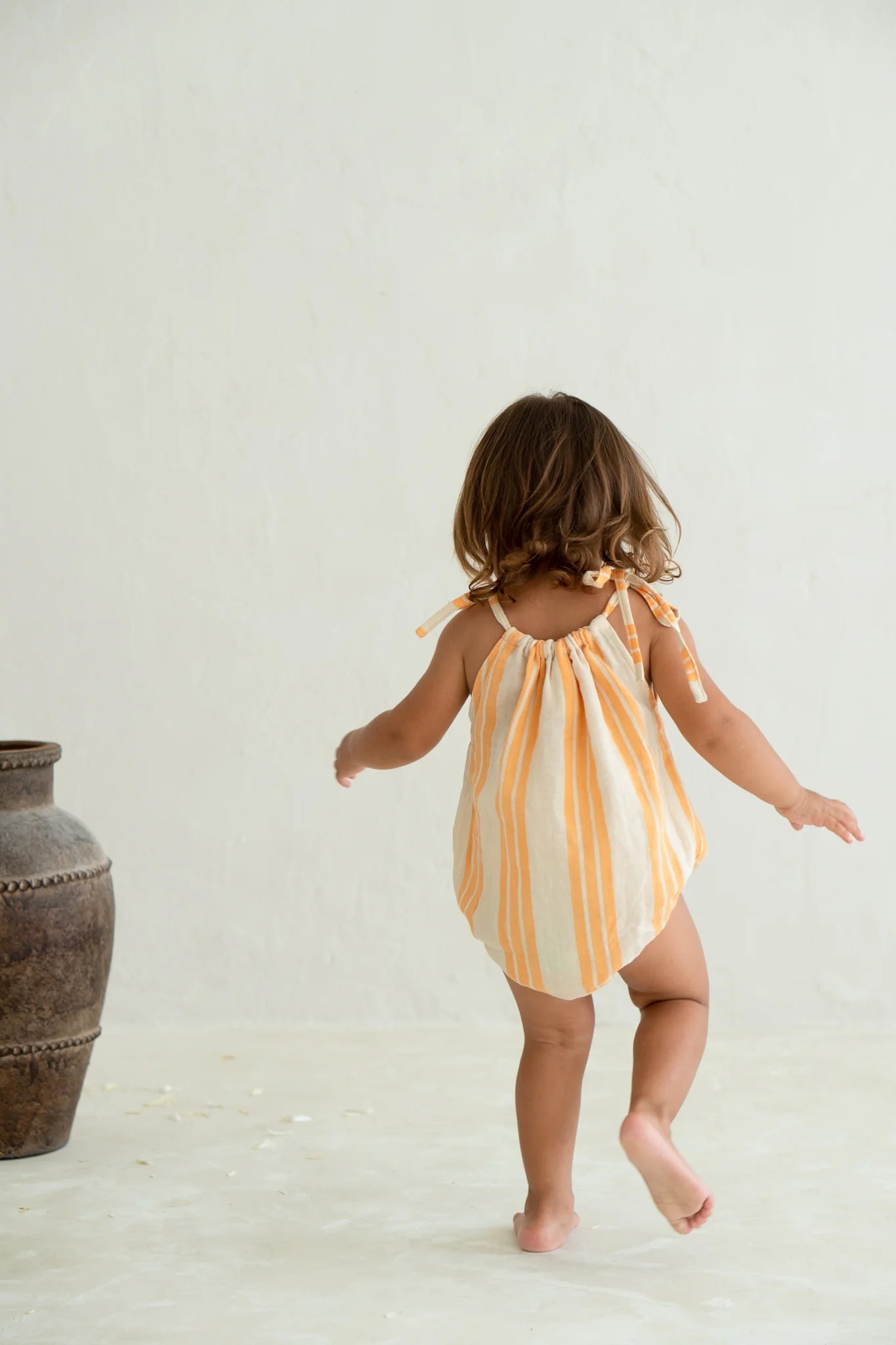 Lottie Romper | Sunburst Stripe