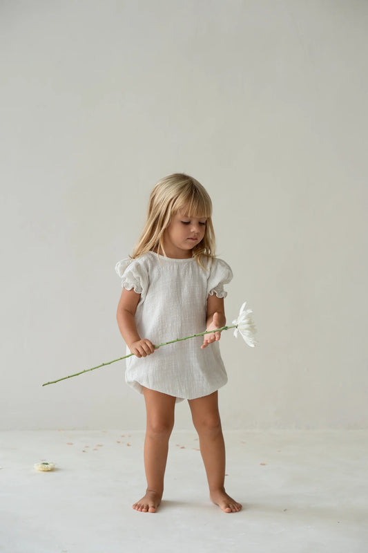 Summer Meadow Romper | Pearl