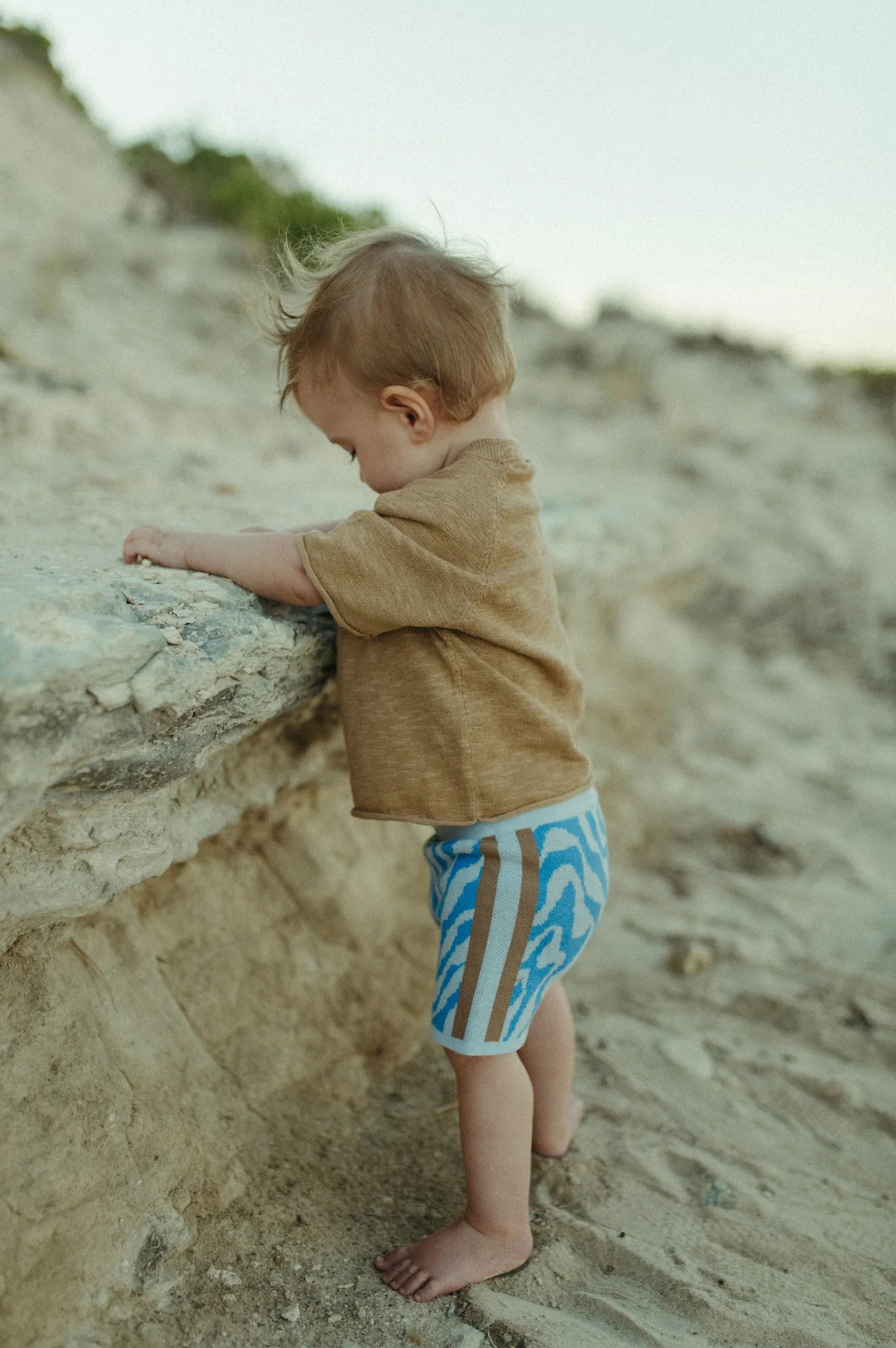 Grown - Knitted linen raglan tee | cedar