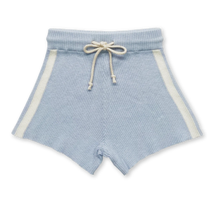 Grown - ribbed hemp shorts | Aqua