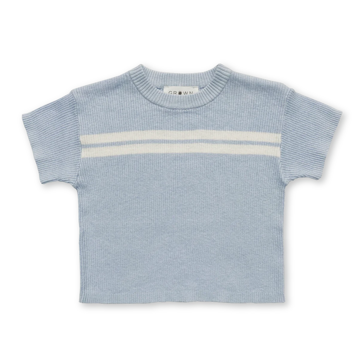 Grown - ribbed hemp tee | Aqua