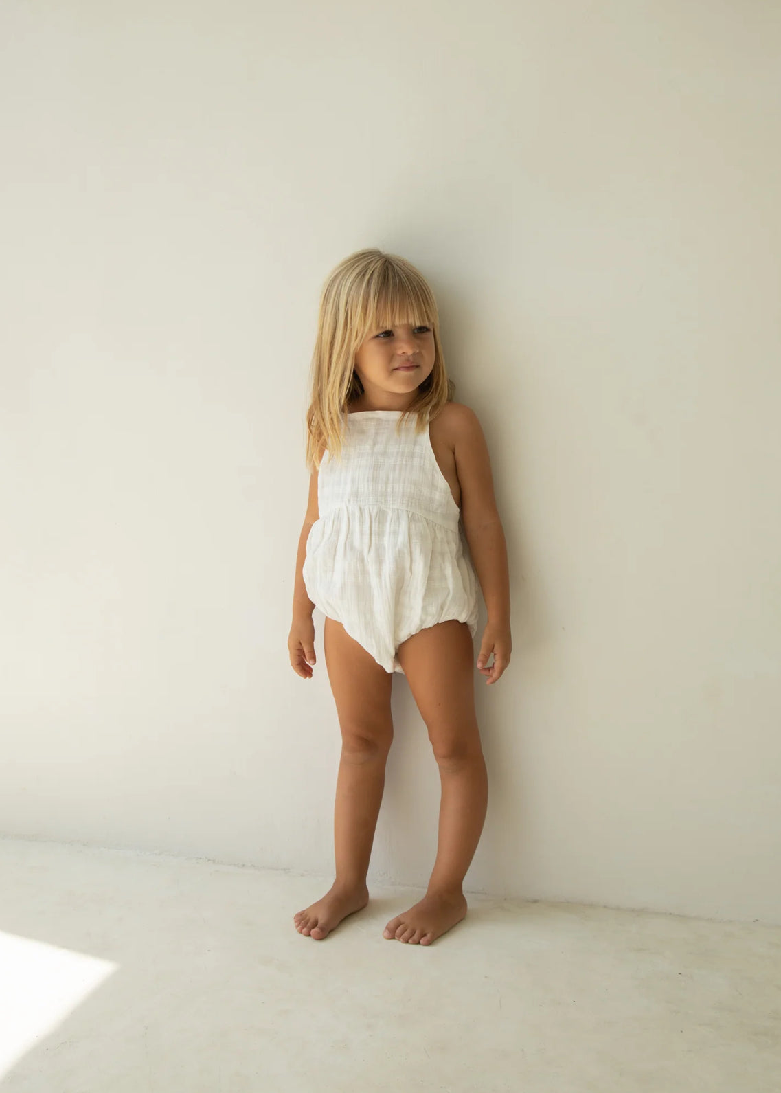 Field romper- White