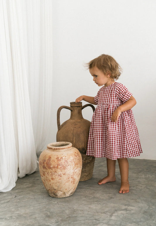 Koa Dress | Red Gingham