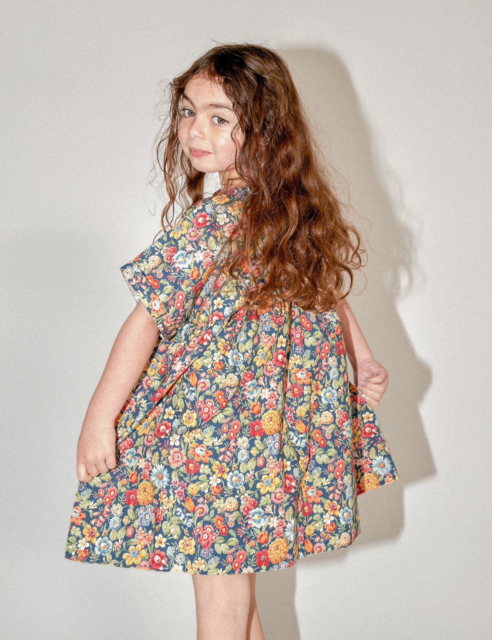 Lulu Cotton Dress - Heirloom floral
