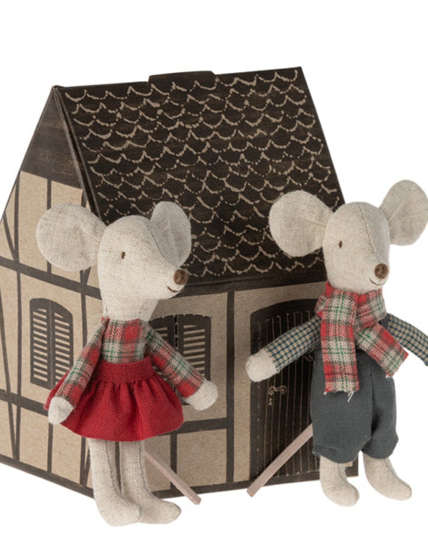 Maileg winter mice twins