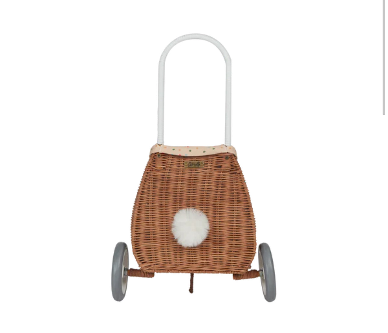 RATTAN BUNNY LUGGY WITH LINING