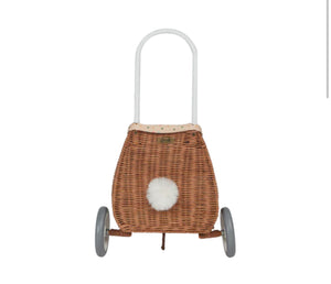 RATTAN BUNNY LUGGY WITH LINING