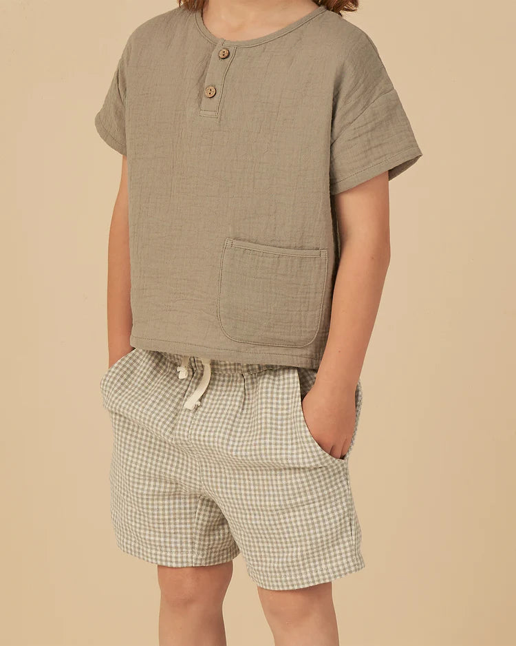 Bermuda Short - Sage Gingham