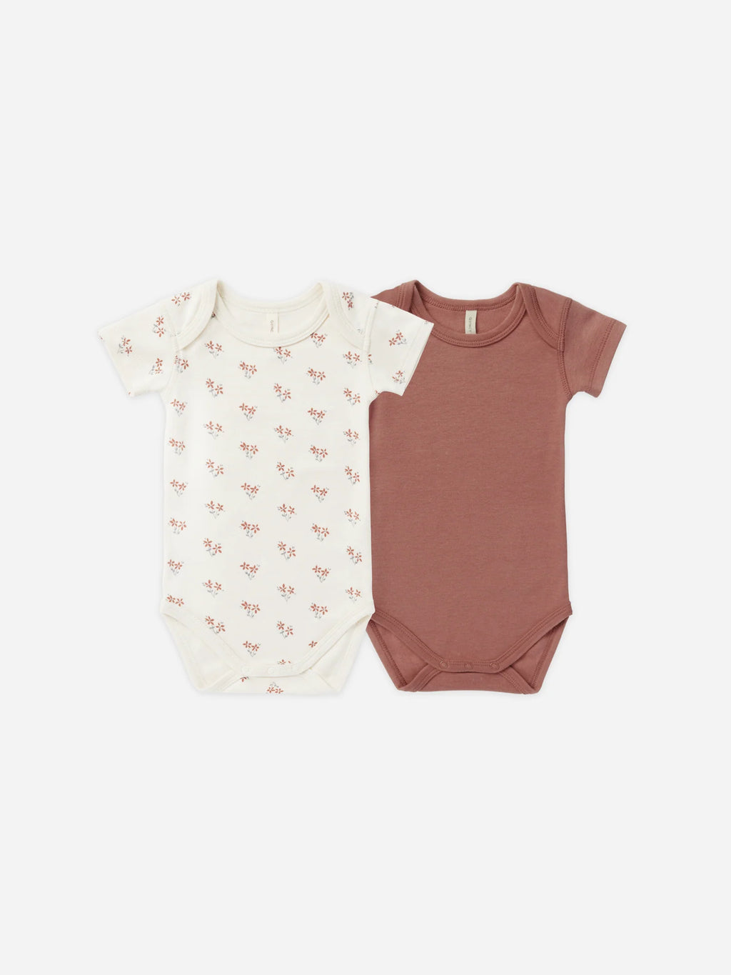 Short Sleeve Bodysuit, 2 Pack