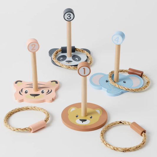 ANIMAL RING TOSS SET - circus