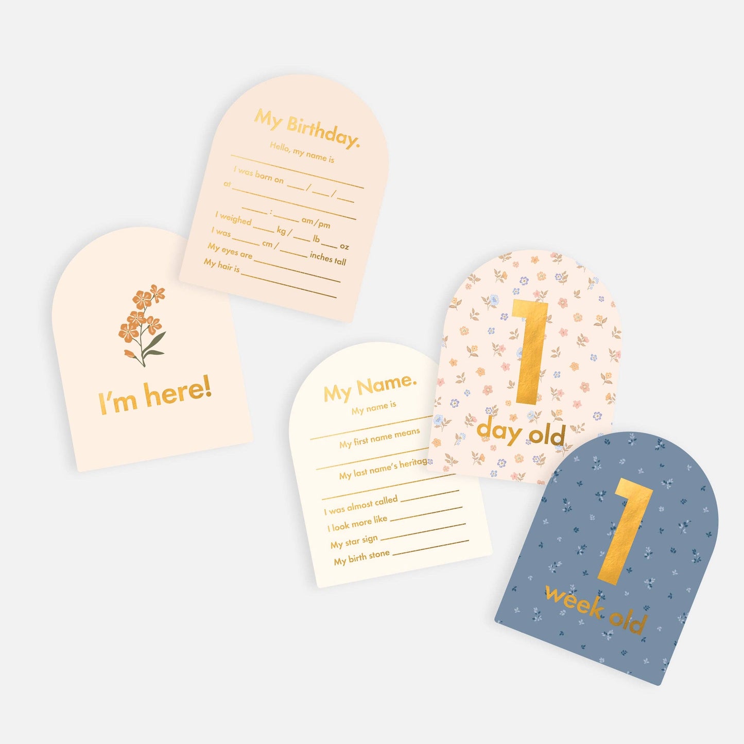 Baby Milestone Cards