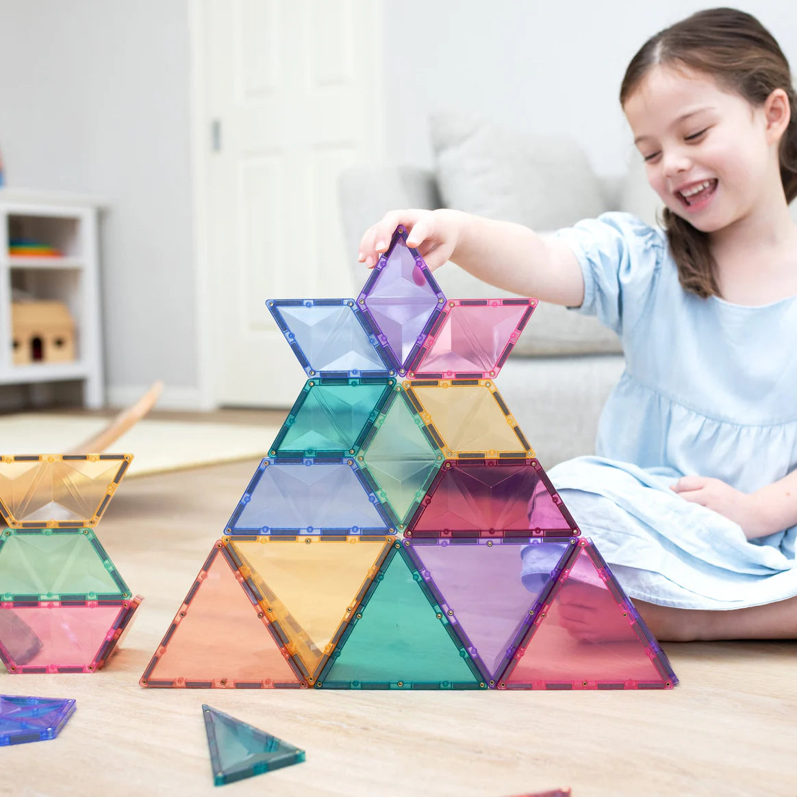 Connetix Tiles- Pastel Shape Expansion Pack - 48 Piece