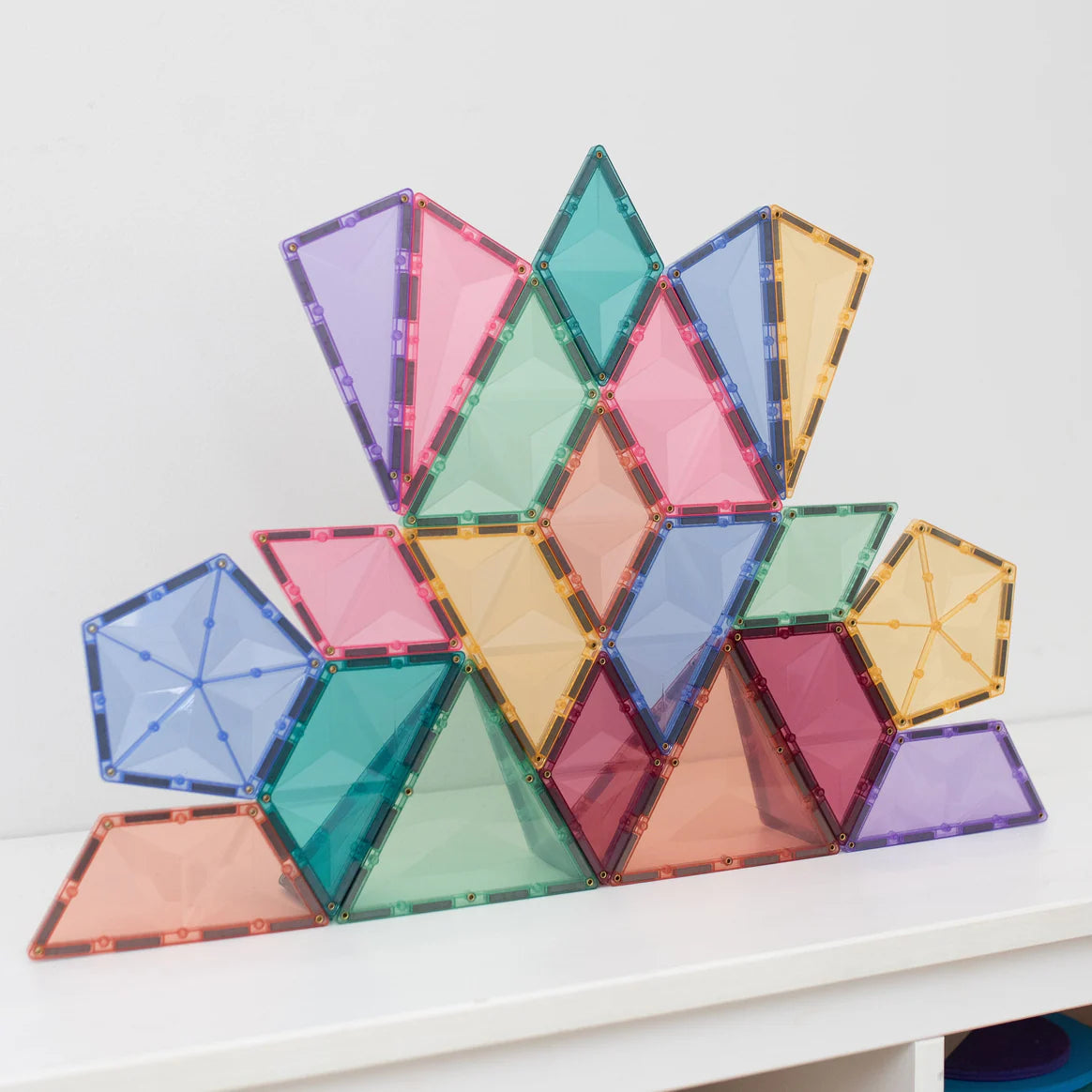 Connetix Tiles- Pastel Shape Expansion Pack - 48 Piece