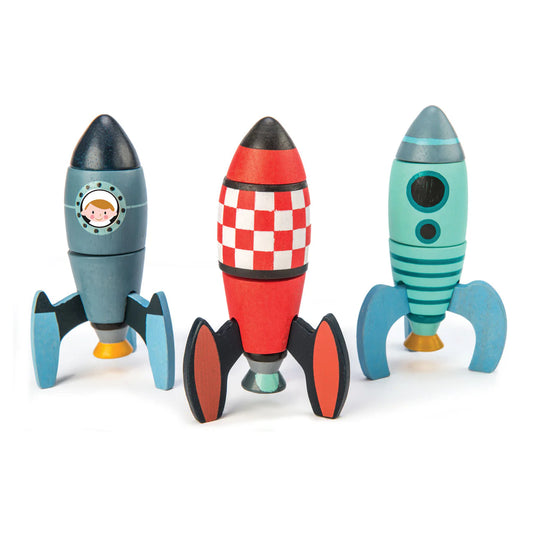 Rocket Construction wooden set