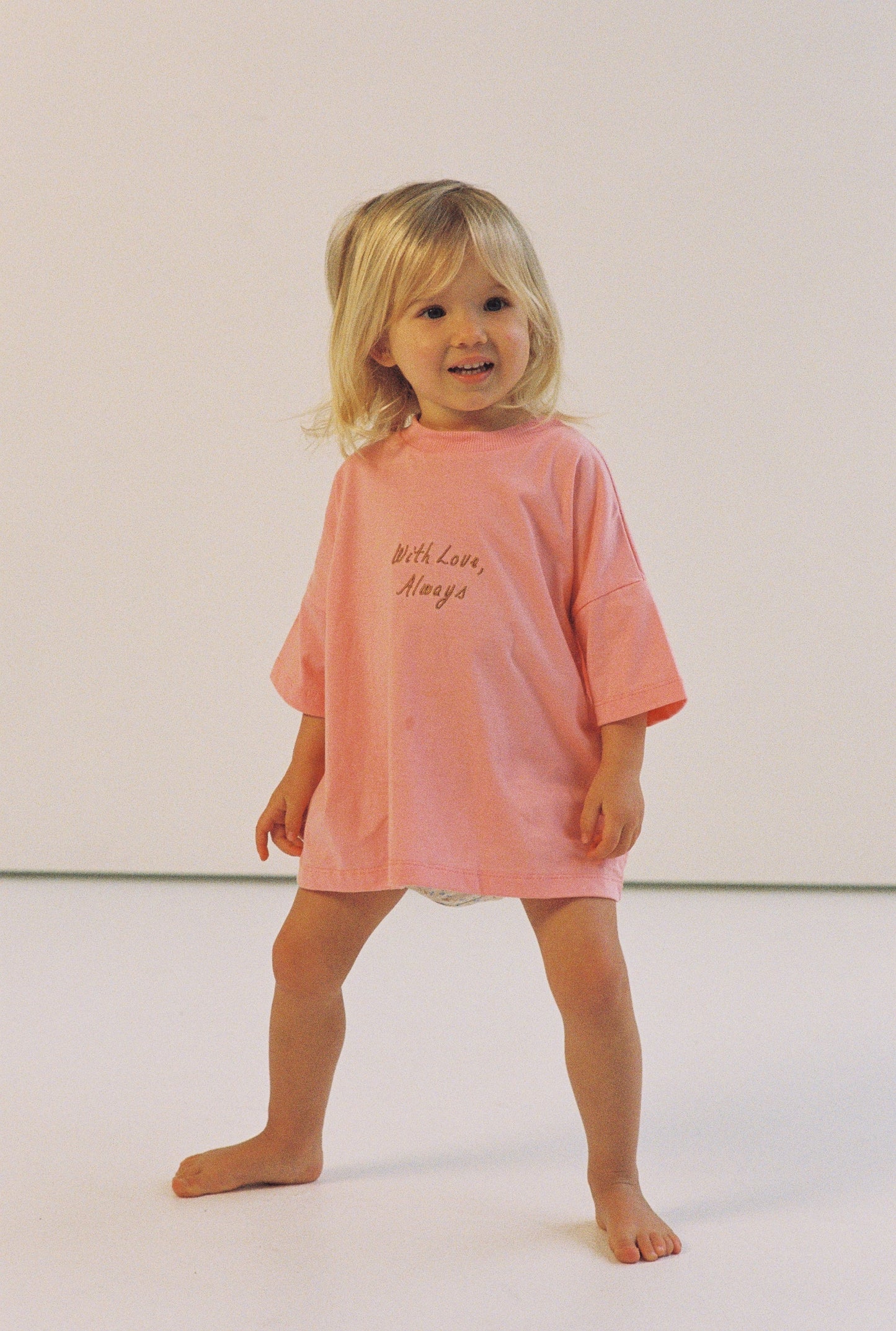With love tee- Flamingo