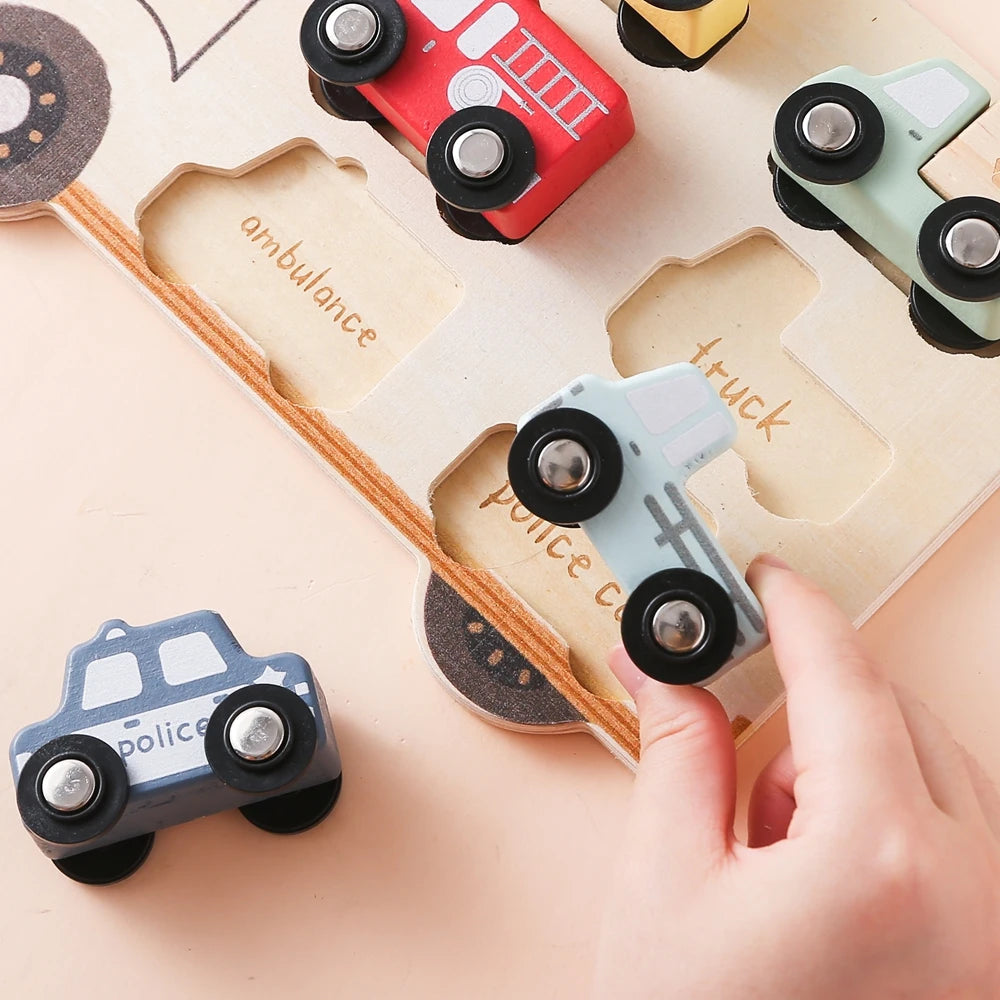 3D Wooden Vehicle Puzzle