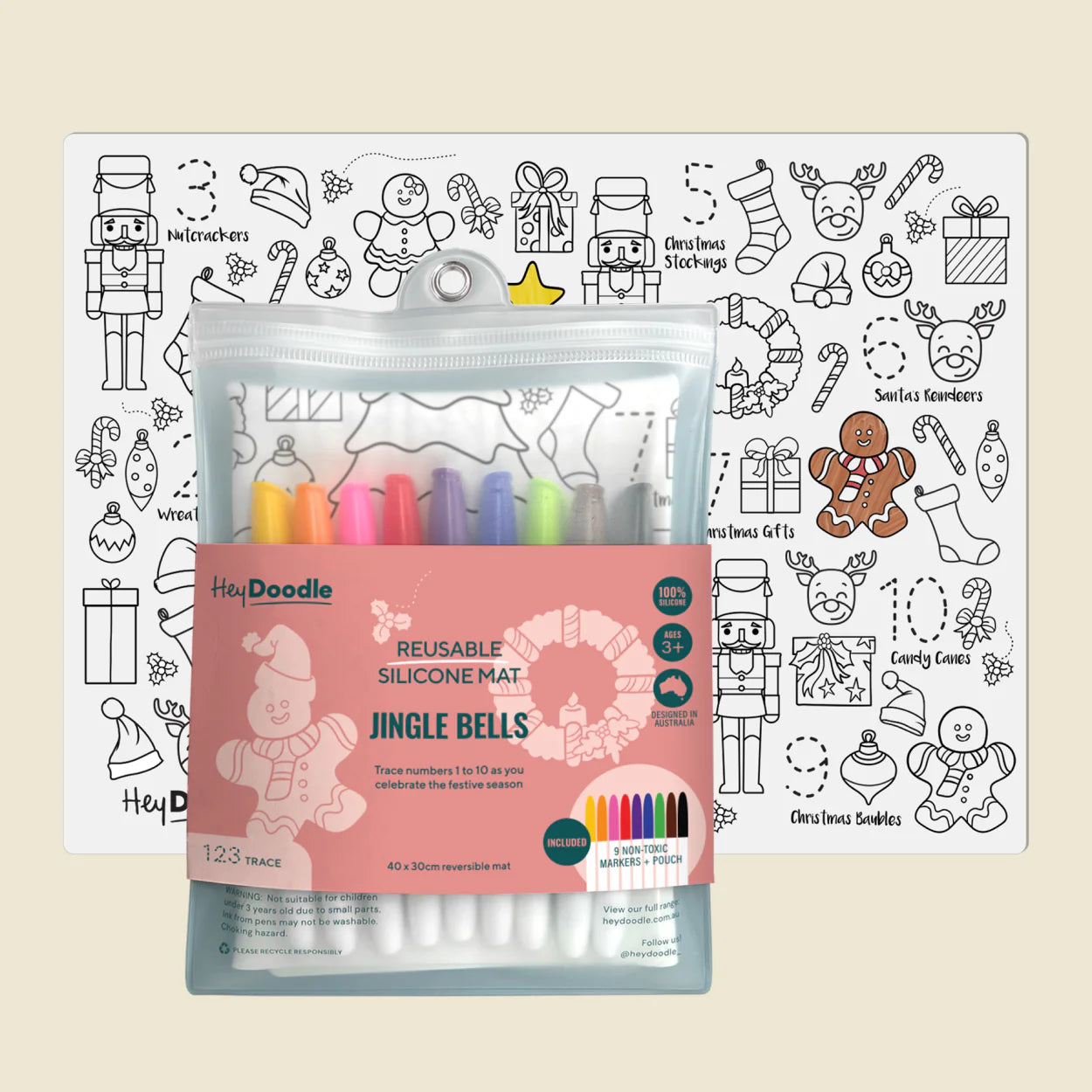 Hey Doodle - Reusable Silicon Activity Mat