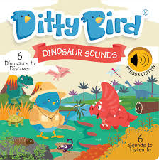 Ditty Bird Dinosaur Sounds USB-C Rechargeable Book