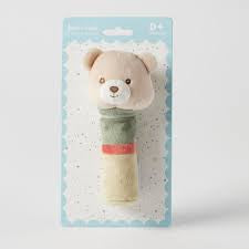 Jiggle and Giggle Hugglies Bear Squeaker