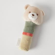 Jiggle and Giggle Hugglies Bear Squeaker
