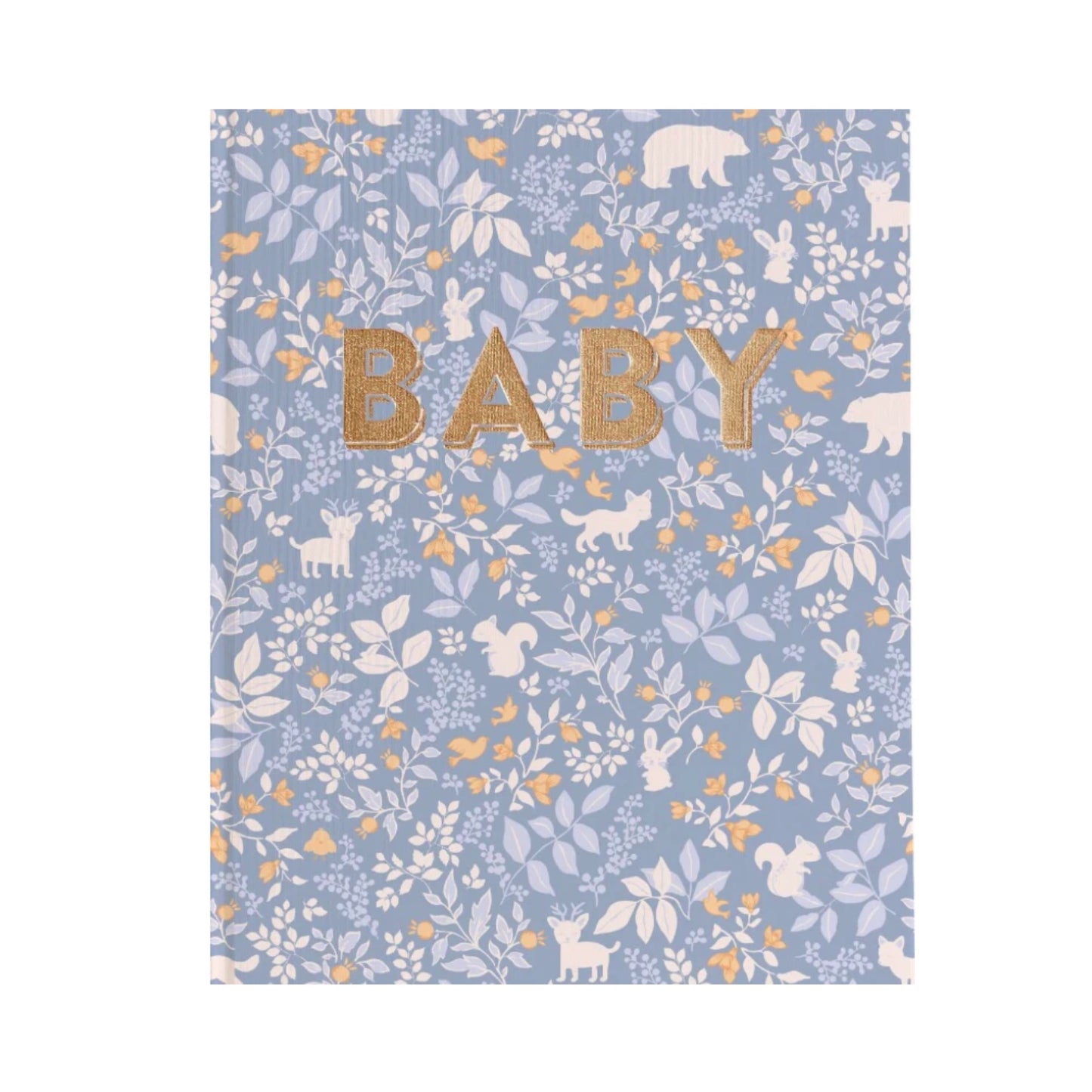 Fox & Fallow Baby Book Forest Friends Cornflower