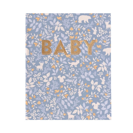 Fox & Fallow Baby Book Forest Friends Cornflower