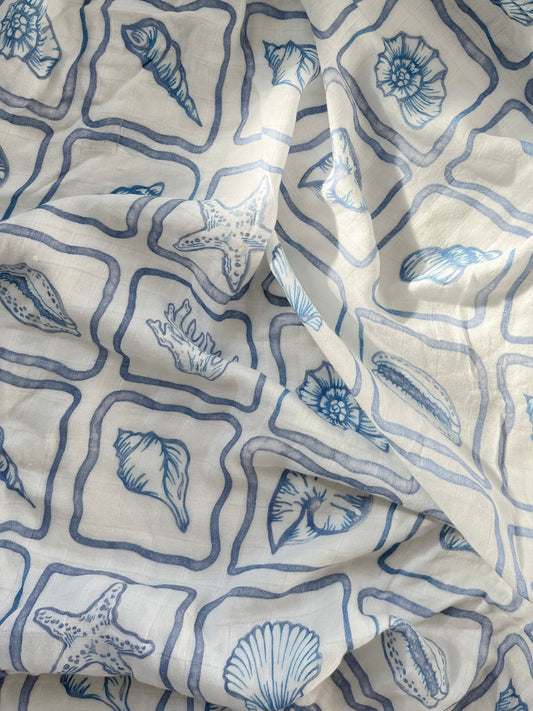 Milky Designs Wrap Bamboo Swaddle Shoreline
