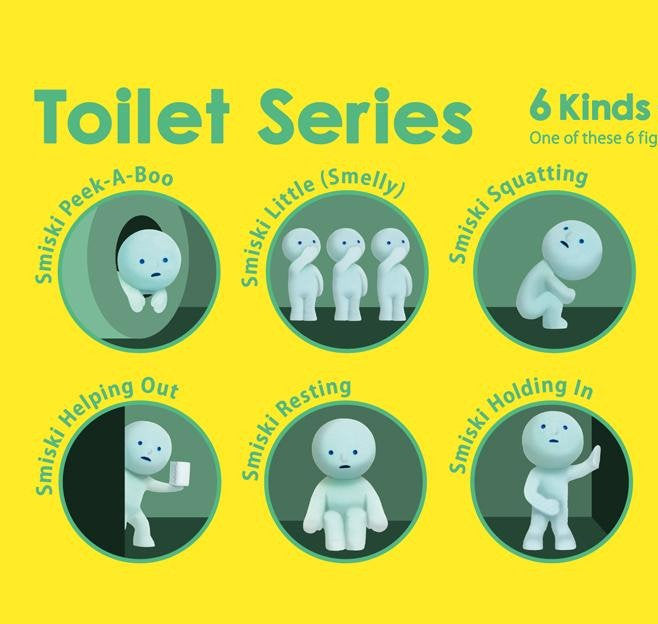 Smiski Mini Figure Toilet