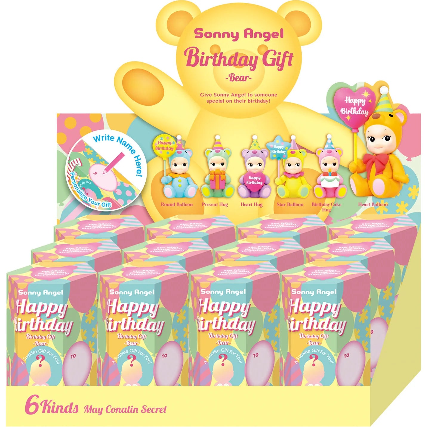 Sonny Angel Birthday Gift Bear