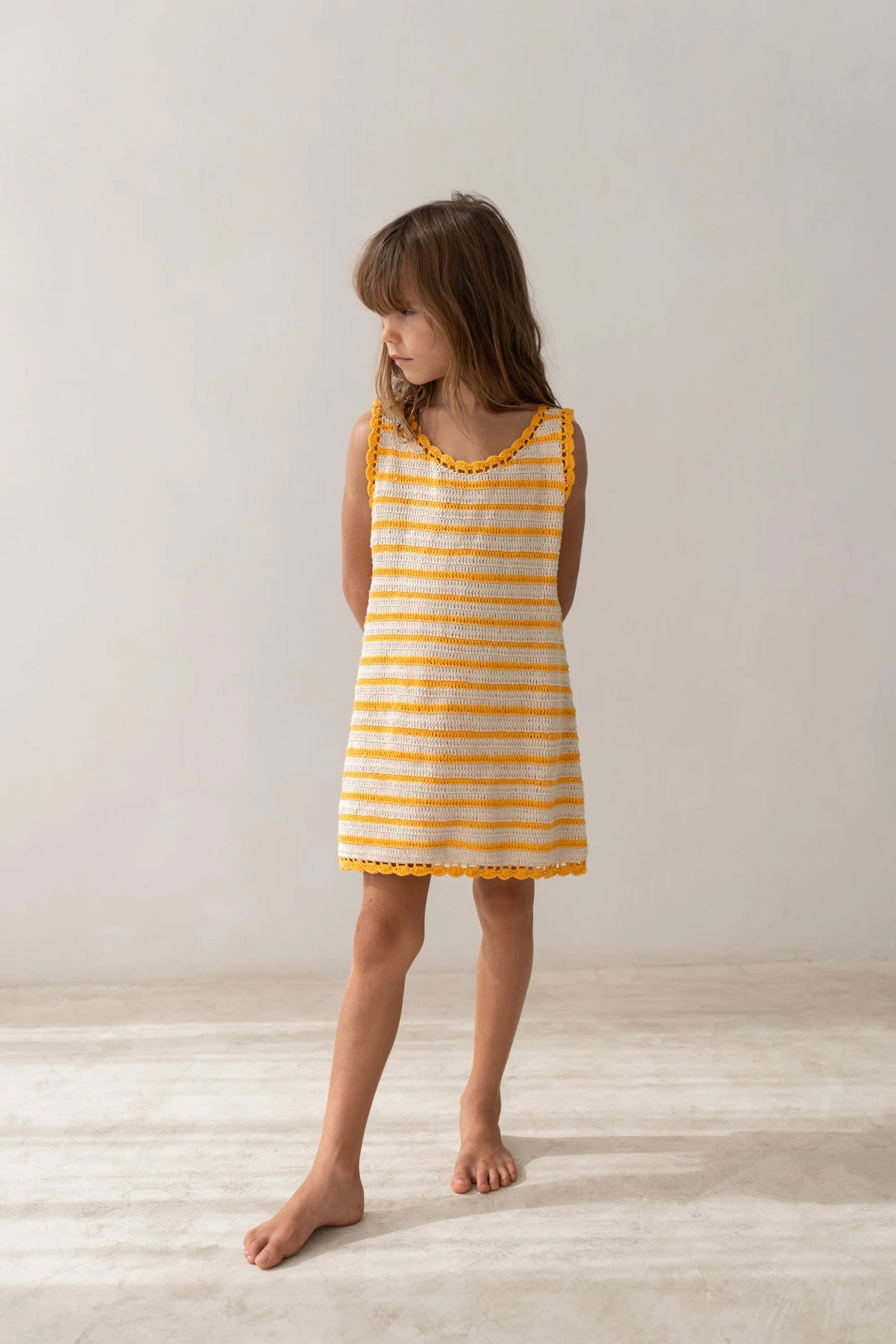 Illoura Crochet Mini Mango Stripe