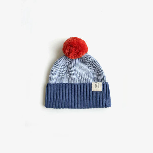 The Rest Organic Cotton Chunky Colour Block Beanie