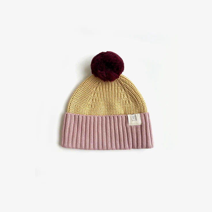 The Rest Organic Cotton Chunky Colour Block Beanie