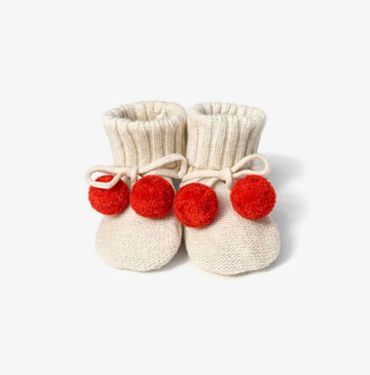 The Rest Organic Cotton Knit Booties