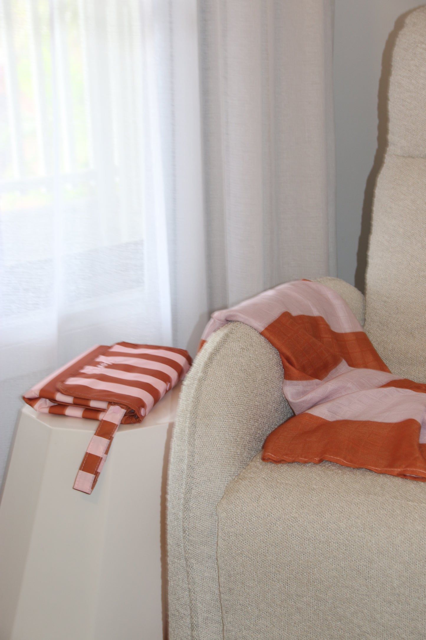 Flossy Swaddle Peach Pie