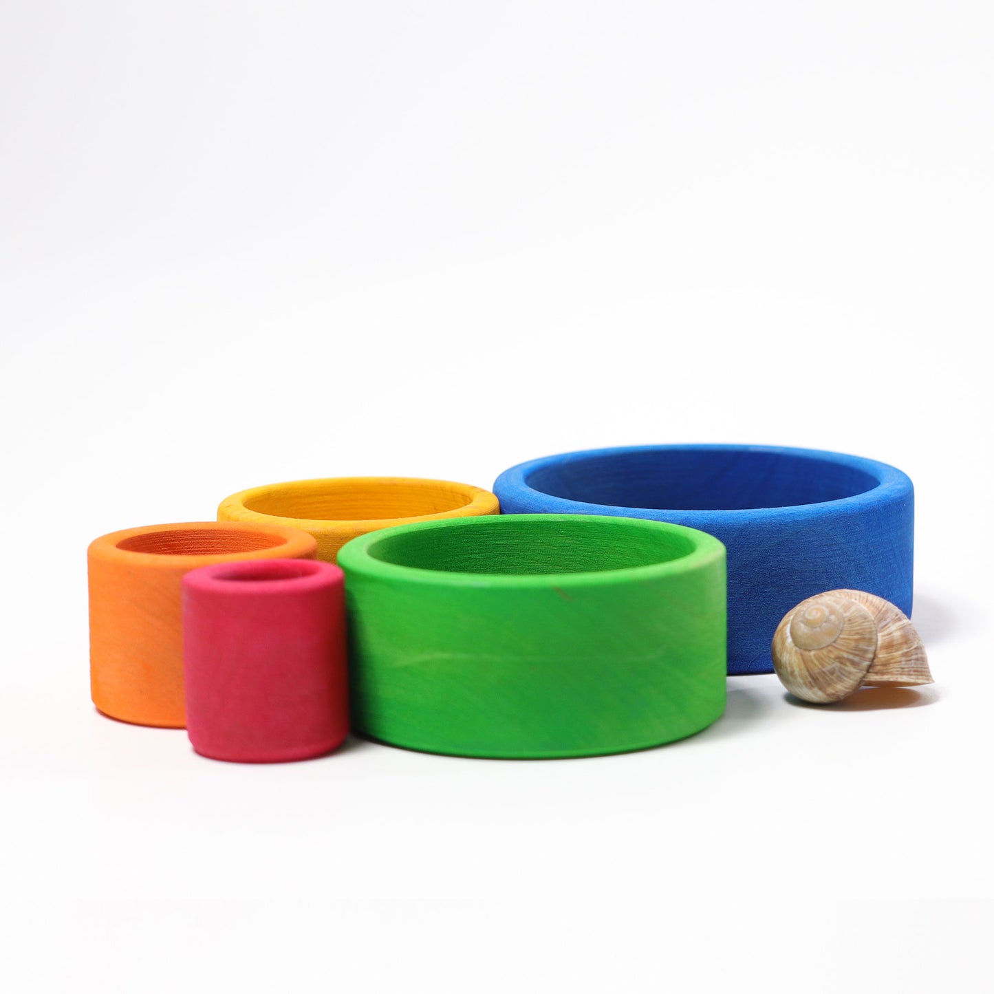 Rainbow stacking bowls