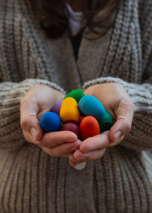 Mandala rainbow eggs