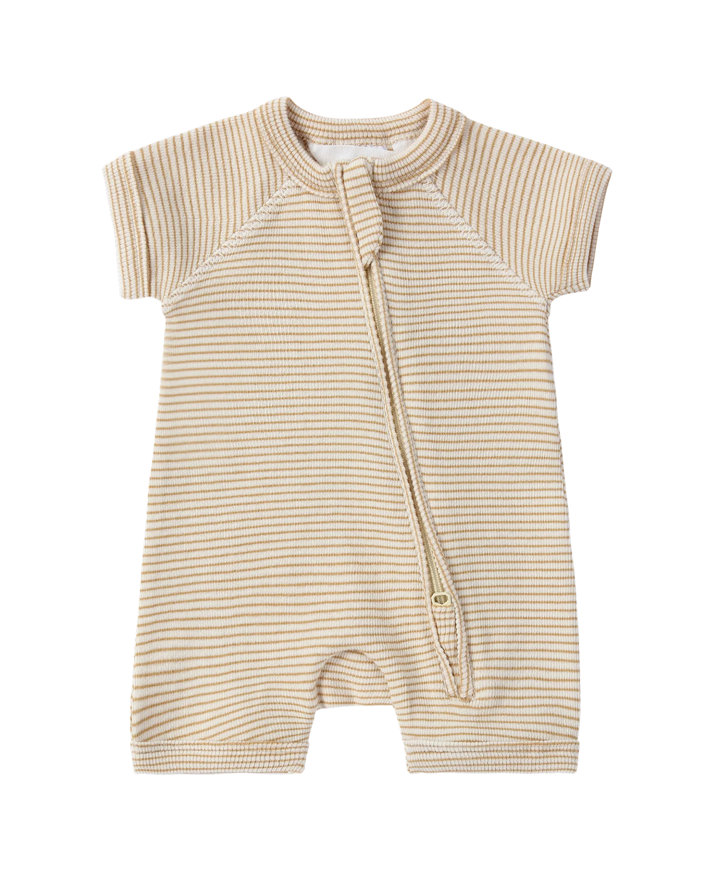 Organic Zipsuit - Short sleeve