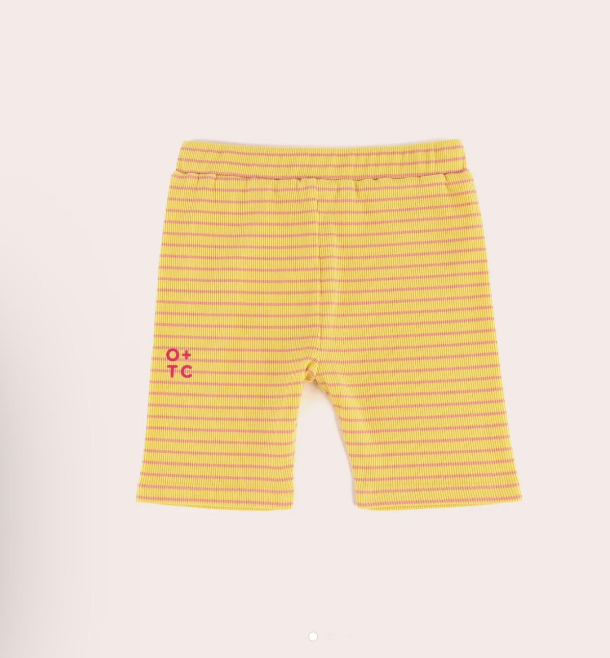 Lemonade rib bike shorts