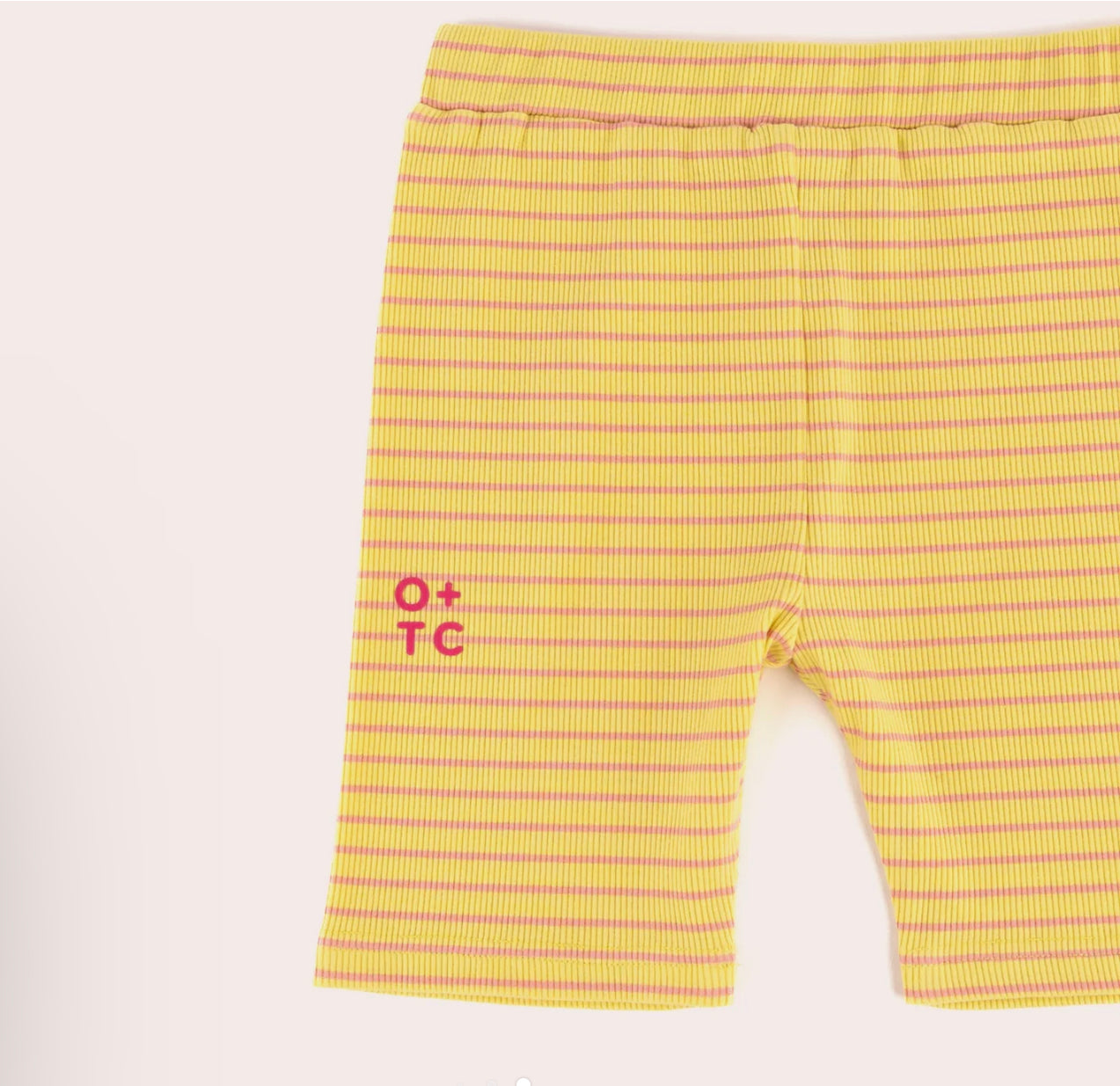 Lemonade rib bike shorts