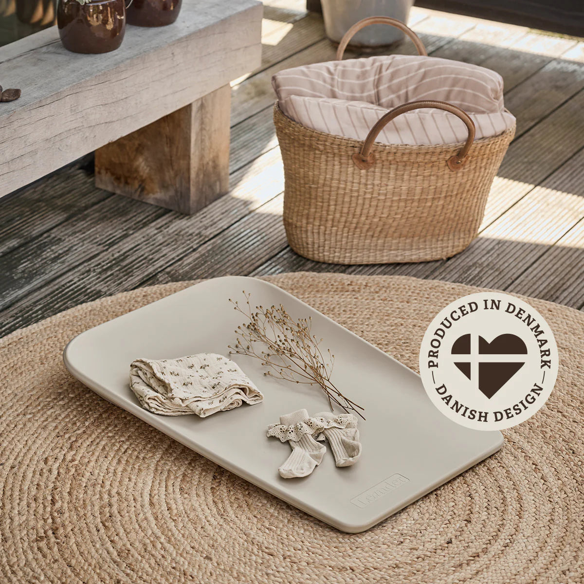 Leander Matty Mini Changing Mat Cappuccino
