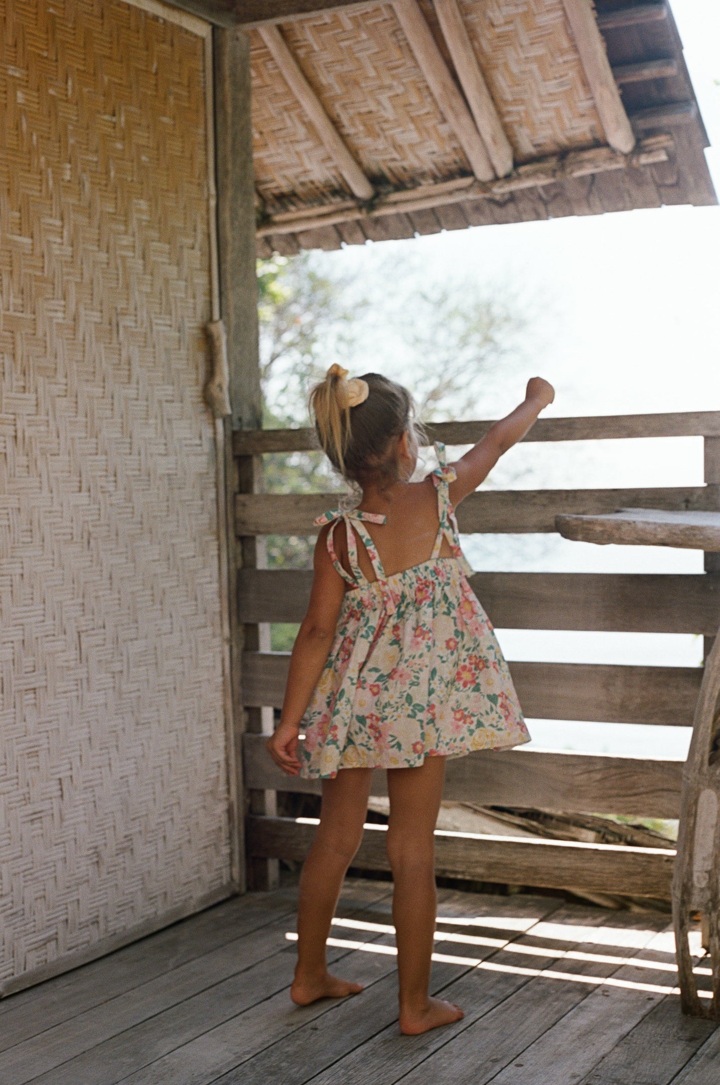 Illoura Luna Pinafore Garden Floral