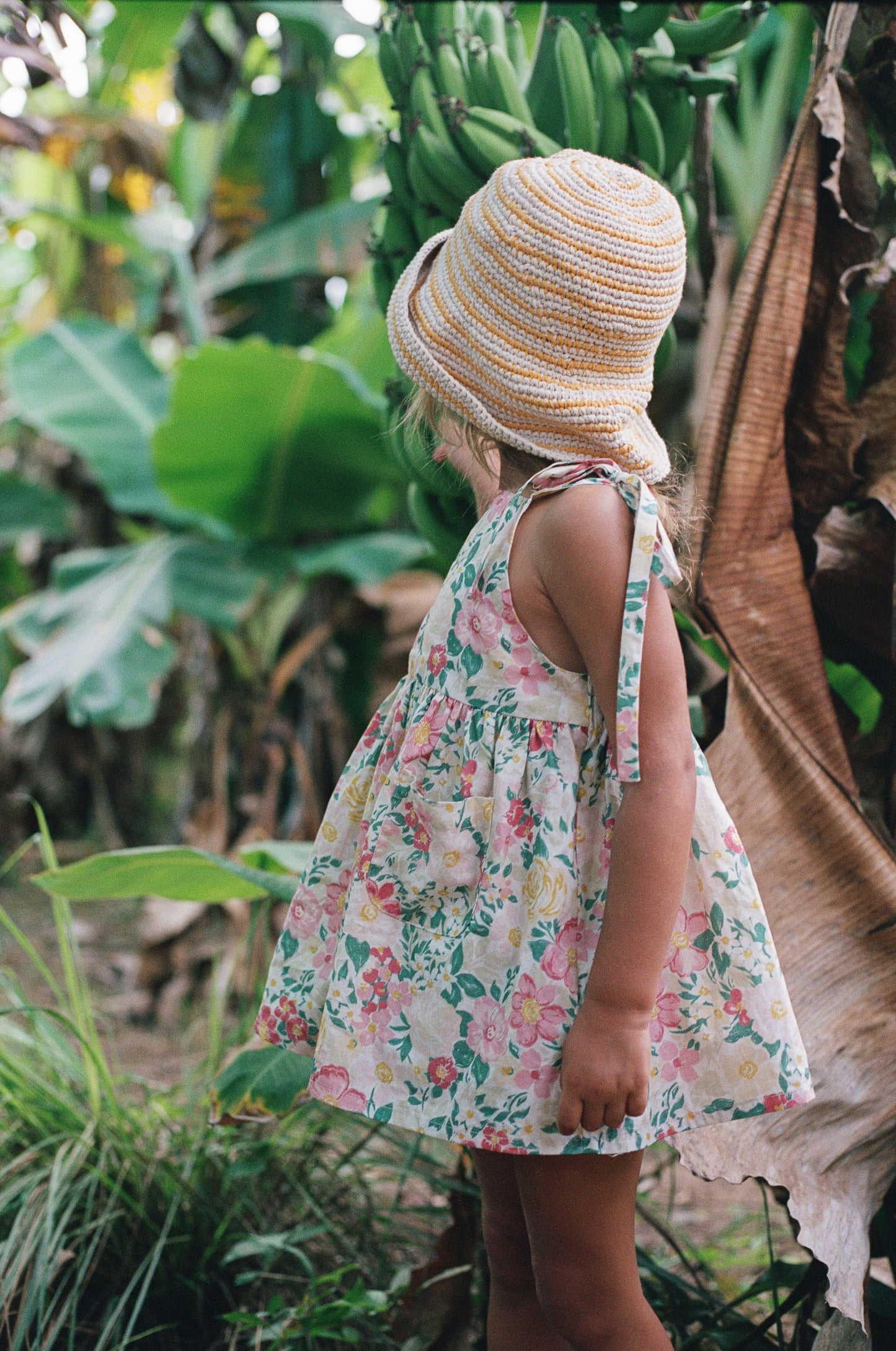 Illoura Luna Pinafore Garden Floral