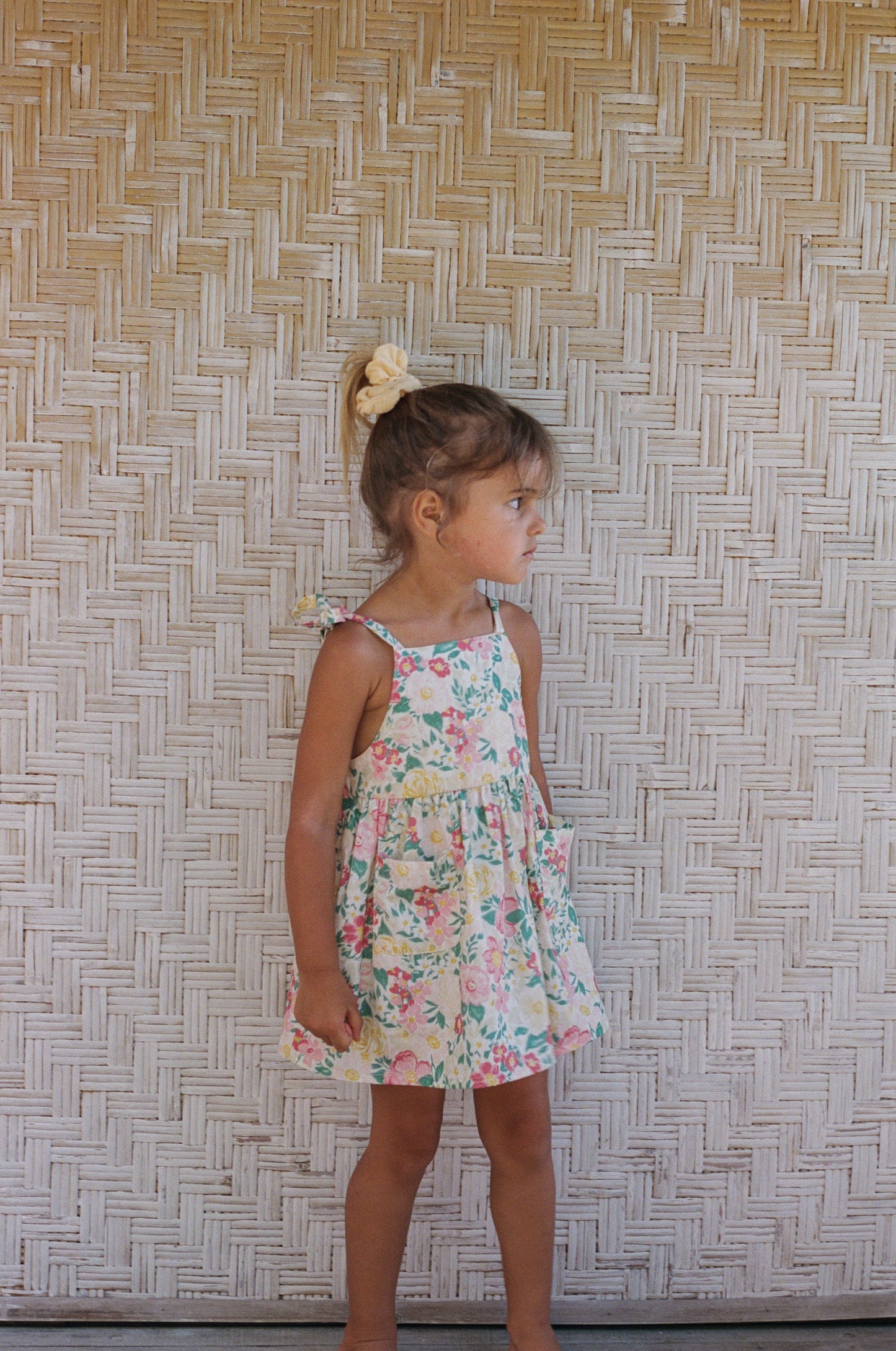 Illoura Luna Pinafore Garden Floral