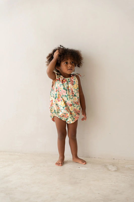 Illoura Lottie Romper Garden Floral