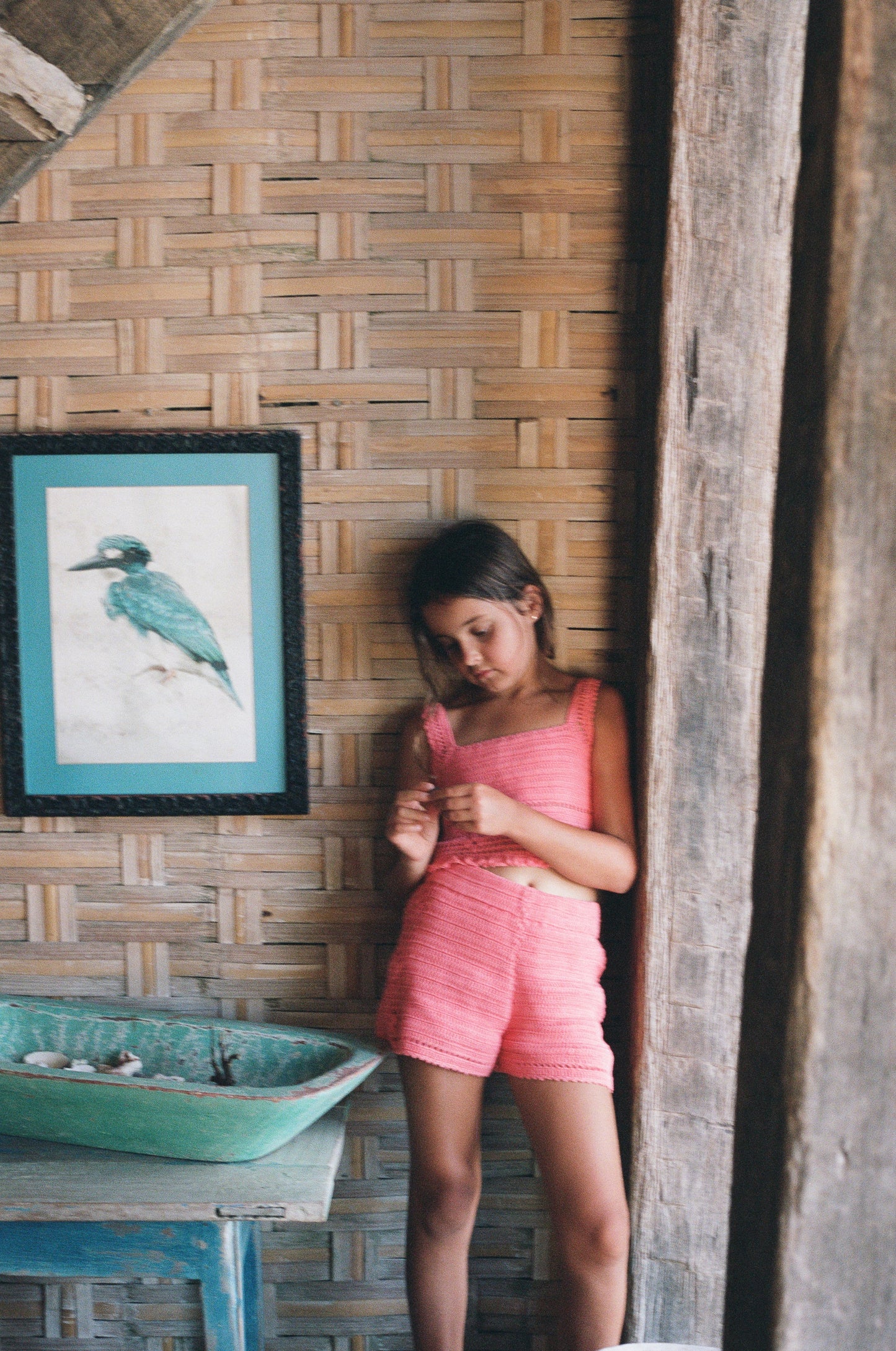 Illoura Crochet Top Hibiscus