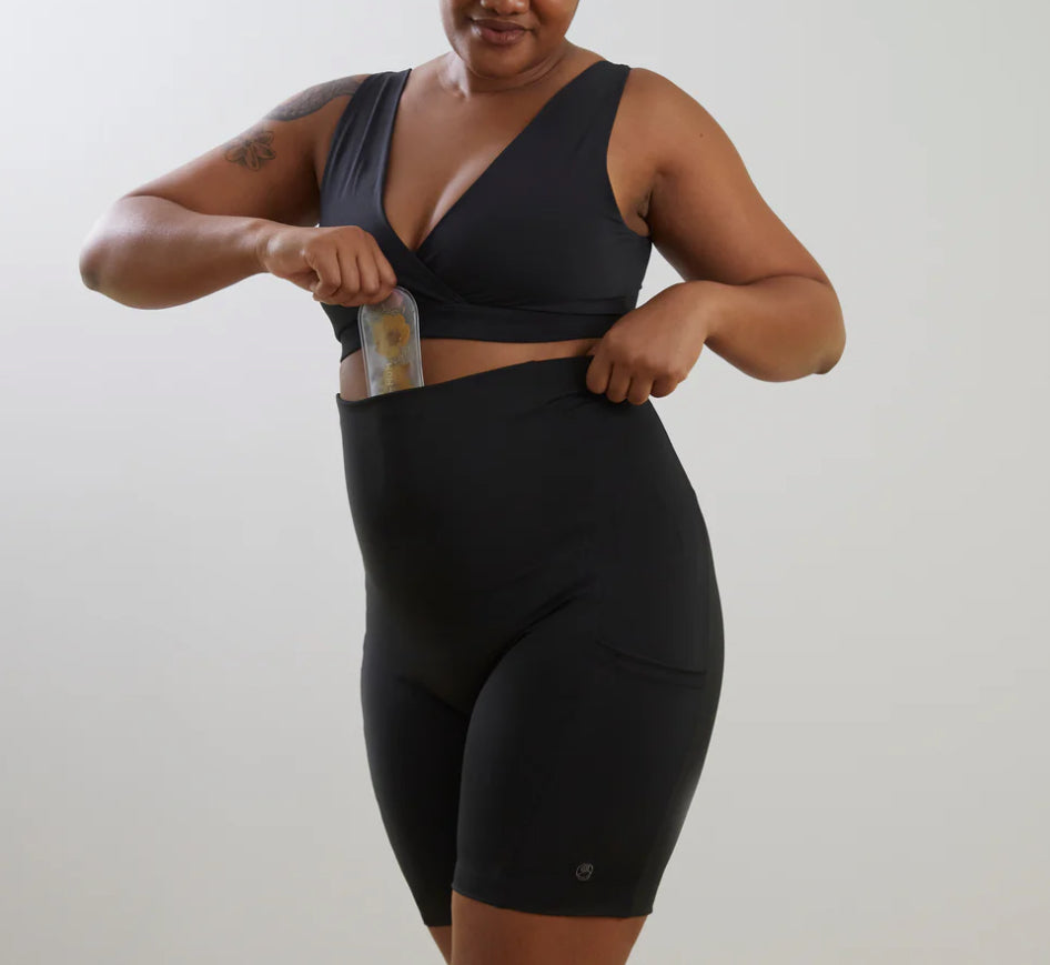 Postpartum Recovery Shorts With Warm & Cool Therapy Pocket