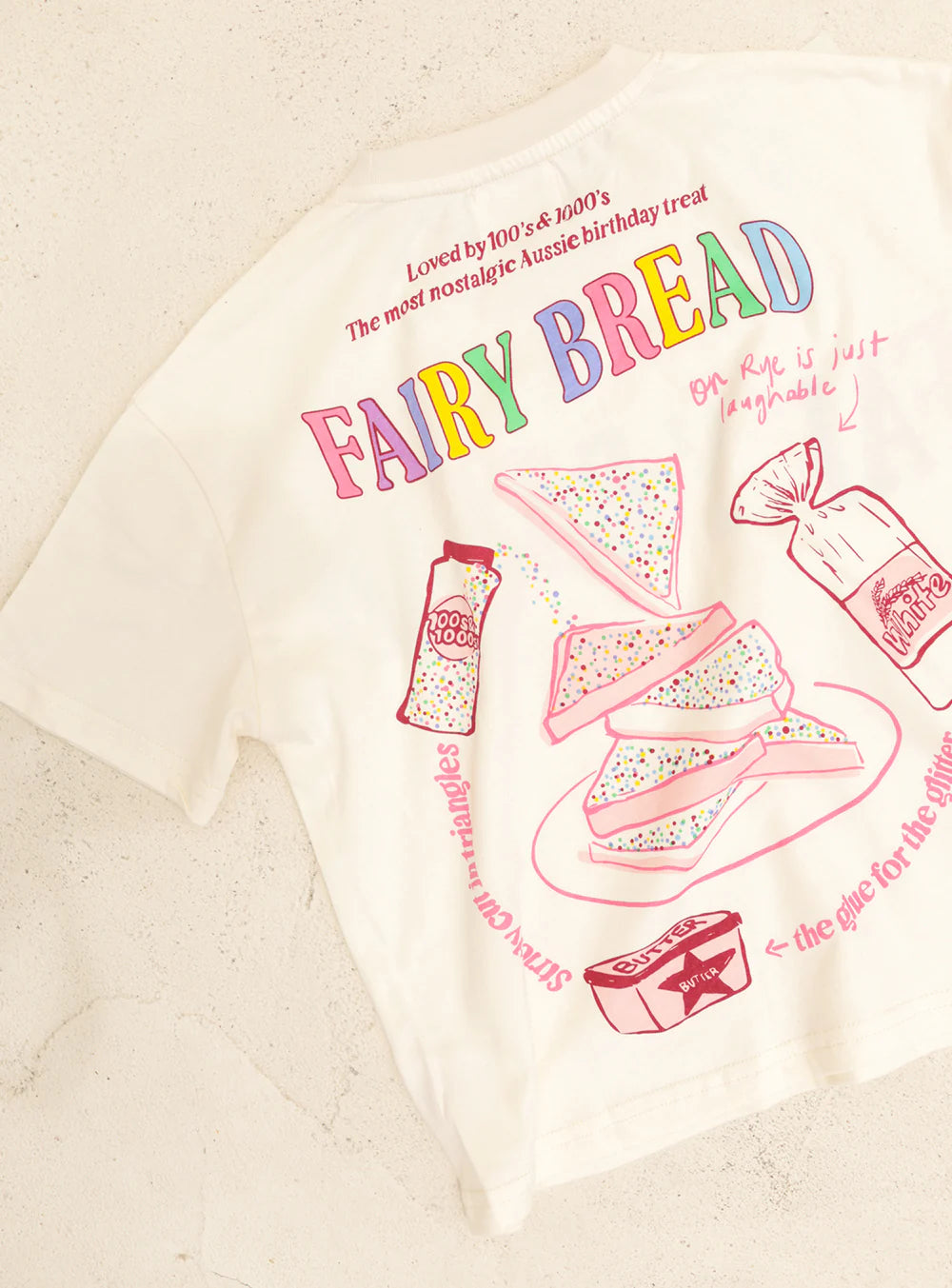 Small Swim Club Fairy Bread T Shirt